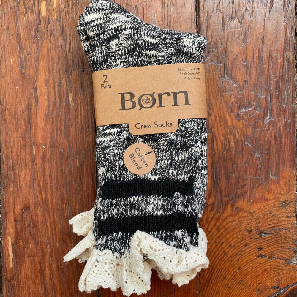 Born Crew Socks 2-pair